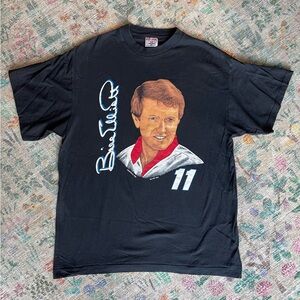 Vintage Bill Elliott NASCAR #11 Black XL Graphic Tee